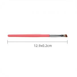 Oblique eyebrow brush